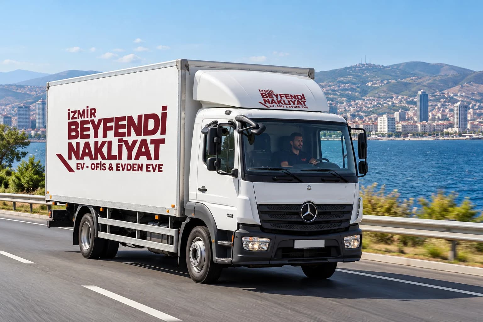 İzmir Beyfendi Nakliyat Taşıma Ekibi ve Aracı